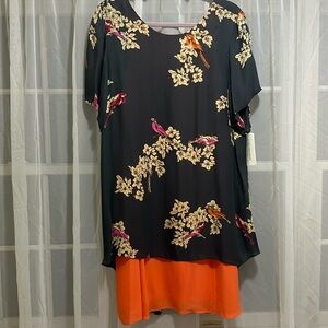 Rachel Roy silk dress size L new with tags